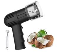 Electric Coconut Opener, Stainless Steel Coconut Punching Tool, Cordless Coconut Opening Machine with Scraper for Juice Shops Restaurants
