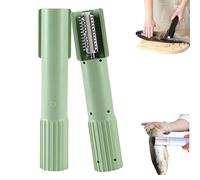 Electric Coconut Scraper Machine - Wireless Handheld Coconut Grater for Fresh Milk and Shredded Meat, Portable Fish Scaler Tool, Automatic Rotating Coconuts Shre-dder for Home Kitchen (Green)