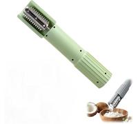 Electric Coconut Scraper,Portable Handheld Wireless Coconutscraper Peeler Shredder,Electric Fish Scaler, Electric Fish Scaler. (Green)