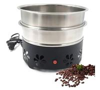 Electric Coffee Bean Cooler, Stainless Steel Roasting Machine with Double-Layer Filter, 600g Capacity Rapid Cooling for Home and Café Use