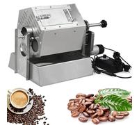 Electric Coffee Bean Roaster 800g Commercial Drum Coffee Roasting Machine with Thermometer, 3.4L Stainless Steel 360° Even Heat Coffee Roaster for Beans, Nuts & Grains
