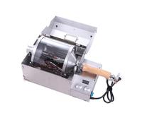 Electric Coffee Bean Roaster Temperature Control Rotation Speed Adjustment Coffee Roasting Equipment 400g Capacity(Stainless Steel)