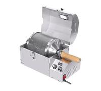 Electric Coffee Bean Roaster Temperature Control Rotation Speed Adjustment Coffee Roasting Equipment 400g Capacity(Glass Roller)