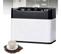 Electric Coffee Filter Holder Cleaning Machine with 3 Scrapers for 58mm Single and Double Cups, Ideal for Home or Commercial Coffee Bar