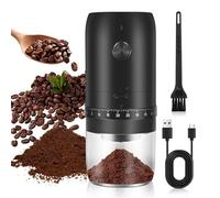 Electric Coffee Grinder Cordless, 40 Adjustable Settings Conical Burr Grinder, Coffee Bean Grinder with 1800mAh Rechargeable Battery for Espresso & French Press, Quiet & Easy Clean