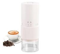 Electric Coffee Grinder for Beans, Adjustable Coffee Maker Grinder, Noise Reduction for Kitchen, Rechargeable Maker, Portable for Family Friends