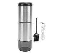 Electric Coffee Grinder Stainless Steel Cordless Portable 20W 1600RPM 60 Adjustable Gears Ultra Fine Grinding for Home Office Coffee Lovers