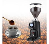 Electric Coffee Grinder with 60mm Flat Burr, 19 Grind Settings, Touch Screen Display, 1500ml Bean Hopper, Perfect for Cafés and Home Use