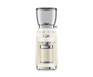 Electric Coffee Grinder with a Power of 150 W from Smeg CGF01CREU - Cream
