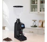 Electric Coffee Grinder with Flat Grinder - 19 Adjustable Fine Grind Settings for Coffee Beans - Efficient Morning Fresh Grinding Machine