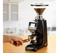 Electric Coffee Grinder with Flat Grinder - 19 Adjustable Fine Grind Settings for Coffee Beans - Efficient Morning Fresh Grinding Machine