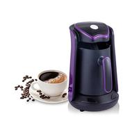 Electric Coffee Maker 600W,Turkish Arabic Greek Coffee Pot Maker, Brewer Coffee Maker Includes 17.6oz (500ML), 4 Cup Coffee cups Automatic Shut-Off for Home Office(Purple)