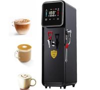 Electric Coffee Milk Foam Maker, 15L 4 IN 1 Milk Foam Maker with LCD Display, Stainless Steel Steam Water Boiling Machine for Latte Making