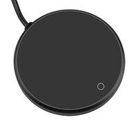 Electric Coffee Mug Warmer Portable Auto Shut Off Desktop Beverage Warmer Heater Heating Pad Smart Touch Switch Tea Milk Candle Wax Warmer for Desk Office Home Use(Black)