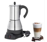 Electric Coffee Percolator, Stainless Steel Electric Coffee Maker with Heat Resistant Handle, Automatically Switch To Keep Warm Mode, Easy To Use and Clean, for Home Office