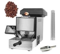 Electric Coffee Roaster Machine, 200g Bean Capacity, Smart Home Roaster with 9 Roast Curves & Smoke Filter, Coffee Bean Tray Included for Home Brewing