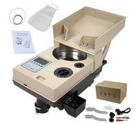 Electric Coin Counter - Automatic Coin Sorter for Efficient and Accurate Counting of Up to 1500 Coins per Minute, Ideal for Business and Finance Use