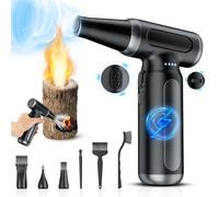 Electric Compressed Air Duster - 33,0000 RPM Rechargeable Cordless Turbo Blower, Portable Air Blower Gun for Cars, PC, Keyboard, Home & Outdoor Dust Cleaning (Replaces Compressed Air Cans)