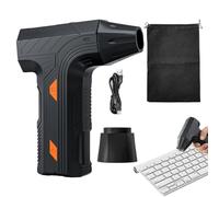 Electric Compressed Air Duster,80000RPM Handheld Low Noise 3 Speeds - Small Hand Held PC Air Blower Fan,for Home Studio Computer Keyboards PC Car Interior Camera