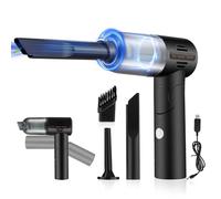 Electric Compressed Air Duster Cleaner, 3 Gear Speed, with LED Light, Vacuum Cleaner for Electronics
