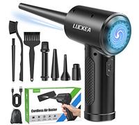 Electric Compressed Air Duster Cleaner for PC - Rechargeable 6000mAH Air Blower for Laptop Electronics, Compressed Air for Computer Keyboard Car Cleaning, Alternative to Canned Air Duster