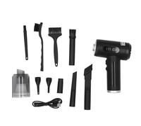 Electric Compressed Air Duster Vacuum Cordless High Performance 50000RPM Rechargeable with LED Display Light for PC Car Electronics Cleaning