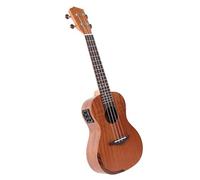 Electric Concert Sapele Ukulele 23-inch 3-band EQ Built-in Tuner Function(1)