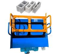 Electric Concrete Block Molding Machine with 23kN Force, 45-Second Cycle, 30 Bricks per Hour, Ideal for Construction Projects and DIY Applications