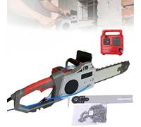 Electric Concrete Chain Saw, Wall Cutter Machine, 5800W 6500W Hand Held Concrete Cutting Chain Saw 14"/19" Cutting Depth, Diamond Concrete with Dus-t Suppression(48cm,1*Blade)