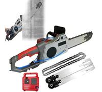 Electric Concrete Chain Saw, Wet Water Supply Dust Removal Handheld Brushless Concretes Saw Concretes Cutting Saws Chain Saws 35/48CM Cutting Depth for Granite, Reinforced Concrete(B 480)