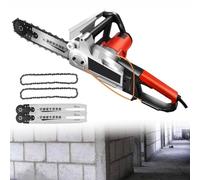 Electric Concrete Chain Saw with Diamond Chain, Water Pump, and High Speed for Cutting Concrete, Steel Bars, Marble