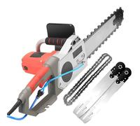 Electric Concrete Chain Saw with Diamond Double Chain and Intelligent Water Pump for Granite, Porcelain, Wood, Concrete, Stone Cutting