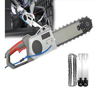 Electric Concrete Chain Saw with Wet Water Supply for Dust Removal, Handheld Brushless Design for Efficient Cutting, Ideal for Concrete, Marble, Bricks, and Slotting Rebar