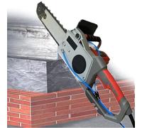 Electric Concrete Chainsaw, Portable Chain Wall Cutter, Diamond Saw with Two Chains/Guide Bars for Cutting Steel Bars, Concrete Walls, Red Bricks, Cement Walls, 48cm