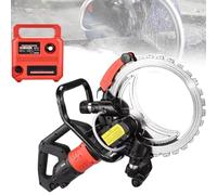 Electric Concrete Circular Saw, 9500W Wall Chaser with Titanium Blade & Water Fed Dust Suppression, 30cm Cut Depth, 3000 RPM, Cuts 2m in 3 Min for Granite Stone, 2 Blades