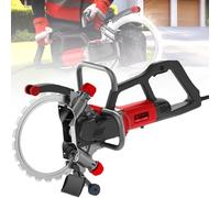 Electric Concrete Cutter Saw with Water Fed Dust Suppression, 8800W Brushless Toroidal Concrete Wall Groove Ring Saw for Cutting Granite, Porcelain, Wood, Concrete, Stone