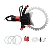 Electric Concrete Cutting Saw, 9800W, Adjustable Depth 12/16/20 Inches, Handheld for Cutting Granite, Steel Bars, and Stone, Heavy Duty Reinforced Design