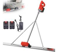 Electric Concrete Finishing Tool, Vibrating Power Screed Trowel, Lithium Battery Concrete Leveling & Tampering Tool for Smooth Finishing