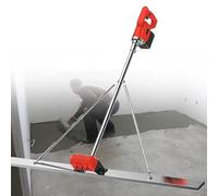 Electric Concrete Finishing Tool with Float Finisher Set, Lithium Battery, Dual Batteries - Commercial Power Screed for Efficient Troweling