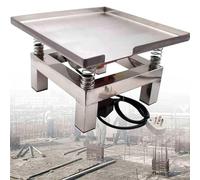 Electric Concrete Flat Plate Vibrator Vibrating Table Stainless Steel Vibration for Test Bench Block Vibration Platform to Remove Bubbles and Shake Precipitate