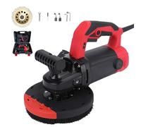 Electric Concrete Grinding Machine, Multifunctional Wall Planer with 6 Speed Adjustment and Storage Box for Efficient Surface Preparation