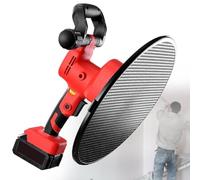 Electric Concrete Mixer with Lithium Battery, 6 Speed Settings for Wall Smoothing, Polishing, and Finishing - Hand-Held Trowel Included