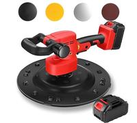 Electric Concrete Polisher with Pure Copper Motor, 6-Speed Adjustment, Self-Adhesive Wiper for Smoothing Walls and Floors in Home and Factory