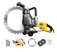 Electric Concrete Ring Saw 5000W, Wall Chaser Cutting Machine, Water Fed Dust Suppression, for Brick Granite Marble Cuttingdepth49cm