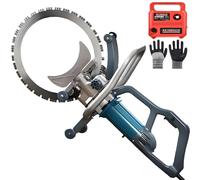 Electric Concrete Ring Saw, 8800W Brushless Deep Cut 50cm with Water Fed Dust Suppression for Brick, Granite, and Reinforced Concrete Cutting
