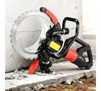 Electric Concrete Ring Saw, 8980W Wall Grooving Cutting Machine with 11.42in Depth, Wet Dust-Free System, Ideal for Rebar, Brick, Stone Cutting