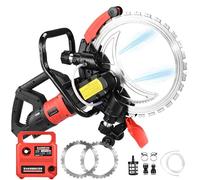 Electric Concrete Ring Saw with Water Fed Dust Suppression for Granite, Concrete, Marble, and Brick Cutting on Building Sites and Renovation Projects