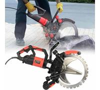 Electric Concrete Ring Saw with Water Fed Dust Suppression, High Power Brushless Wall Chaser for Brick and Granite Cutting