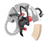Electric Concrete Saw, 8800W Brushless Circular Cutter, 270/300 MM Cut Depth, Wall Chaser Slotter Machine with Blade