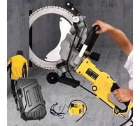 Electric Concrete Saw - Brushless Motor for Dust-Free Cutting, Includes Water Pump for Concrete & Stone Work